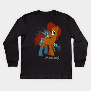 Pony Princess Sally Kids Long Sleeve T-Shirt